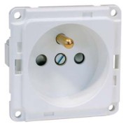 Steckdose mit Erdungsstift gn erh.Berührungss. B 6671.42 ME SI 