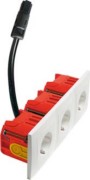 Dreifach Steckdose SCHUKO BADORA H 11.661367302RD30BW 