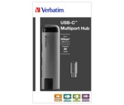 Verbatim USB 3.1-C Hub 2xUSB3.0,HDMI4K,RJ45 49141 
