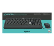 Logitech Tastatur/Maus Set USB,wireless,1000dpi MK540 sw 