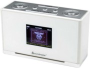 Soundmaster DAB+/UKW Uhrenradio RDS,Farbdisplay UR240WE si-ws 
