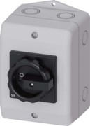 Haupt-/Not-Aus-Schalter 1N+1PE 3p. 16A 7,5kW 3LD2064-0TB51 
