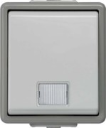 AP IP44 Kontrollschalter AUS m Fenster u LED 5TA4700 