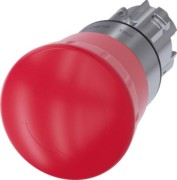 Not-Halt-Pilzdrucktaster 22mm, rund, rot 3SU1050-1HB20-0AA0 