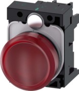 Leuchtmelder rot, Linse, glatt 3SU1102-6AA20-1AA0 