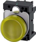 Leuchtmelder gelb, Linse, glatt 3SU1102-6AA30-1AA0 