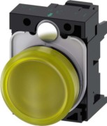 Leuchtmelder gelb, Linse, glatt 3SU1102-6AA30-3AA0 