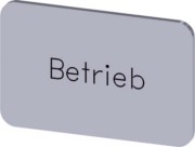 Bezeichnungsschild Beschriftung:Betrieb 3SU1900-0AD81-0AP0 