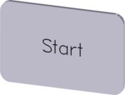 Bezeichnungsschild Beschriftung: Start 3SU1900-0AD81-0DT0 