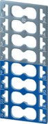 Farbkodierschilder 8x Grau + blau 6ES71936CP022MA0VE10 