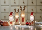 LED-Holz-Weihnachtsmann batteriebetrieben 524673 