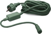 Zuleitung f. Lichterketten 5m grün 555127 