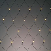 LED-Netz 3x3m 208LED ww verlängerbar grün 555172 