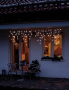 LED-Eislichtvorh. 2,1x0,5m verlängerbar weiß 555400 
