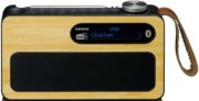 LENCO DAB+ Taschenradio portable,Akku,BT PDR-040 Bamboo Black 