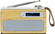 LENCO DAB+ Taschenradio portable,Akku,BT PDR-040 Bamboo White 