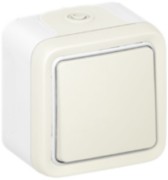 Aus-Wechselschalter 1p.ws AP, 10A,250V, IP55 Legrand 069751 