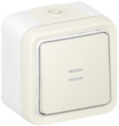Aus-Wechselschalter 1p.ws AP, 10A,250V, IP55 Legrand 069753 
