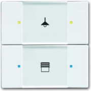 Bedienteil Solo 2-fach studioweiß 6126/02-84-500 