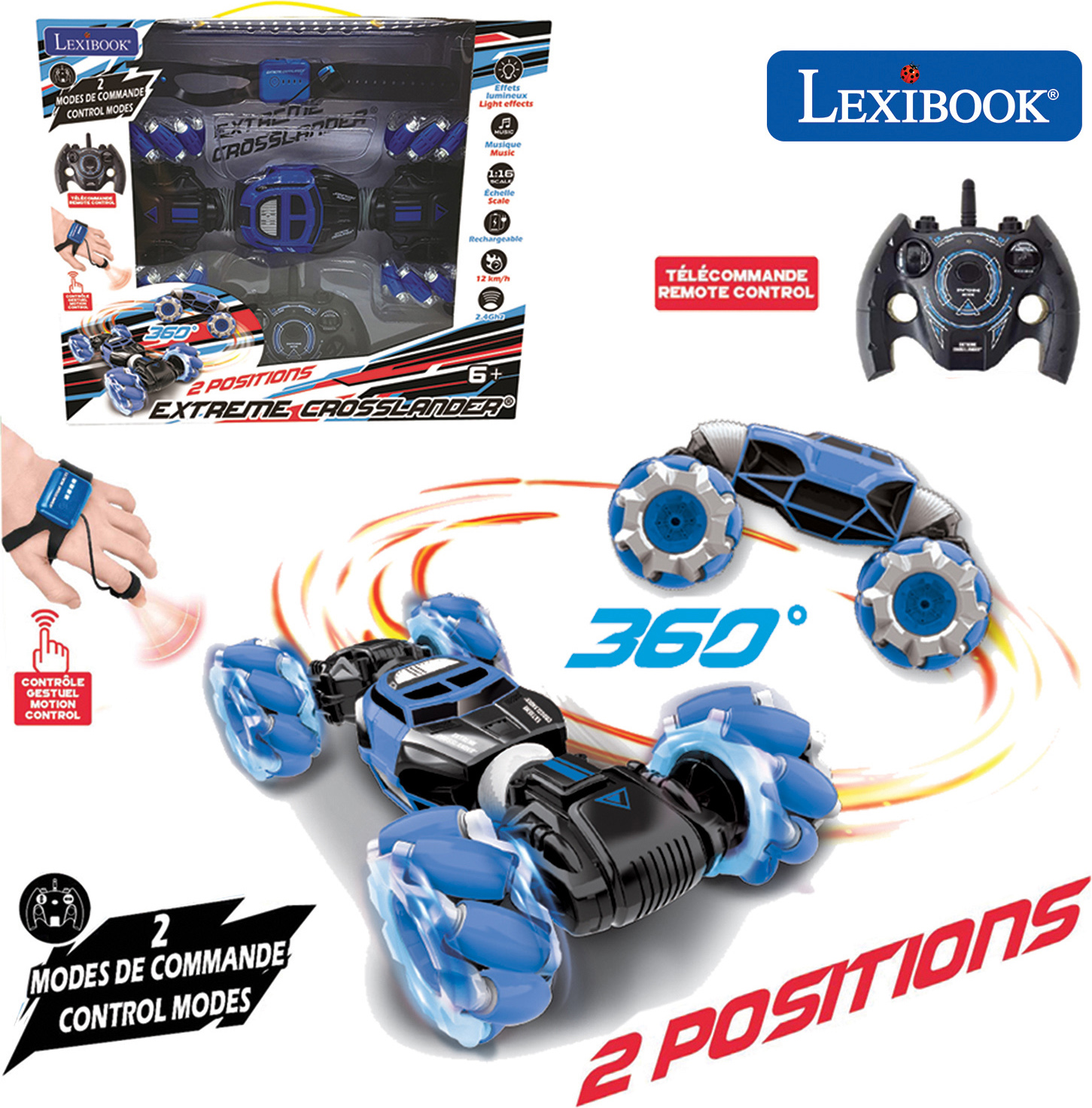 Lexibook Crosslander RC Stunt Car RC50 