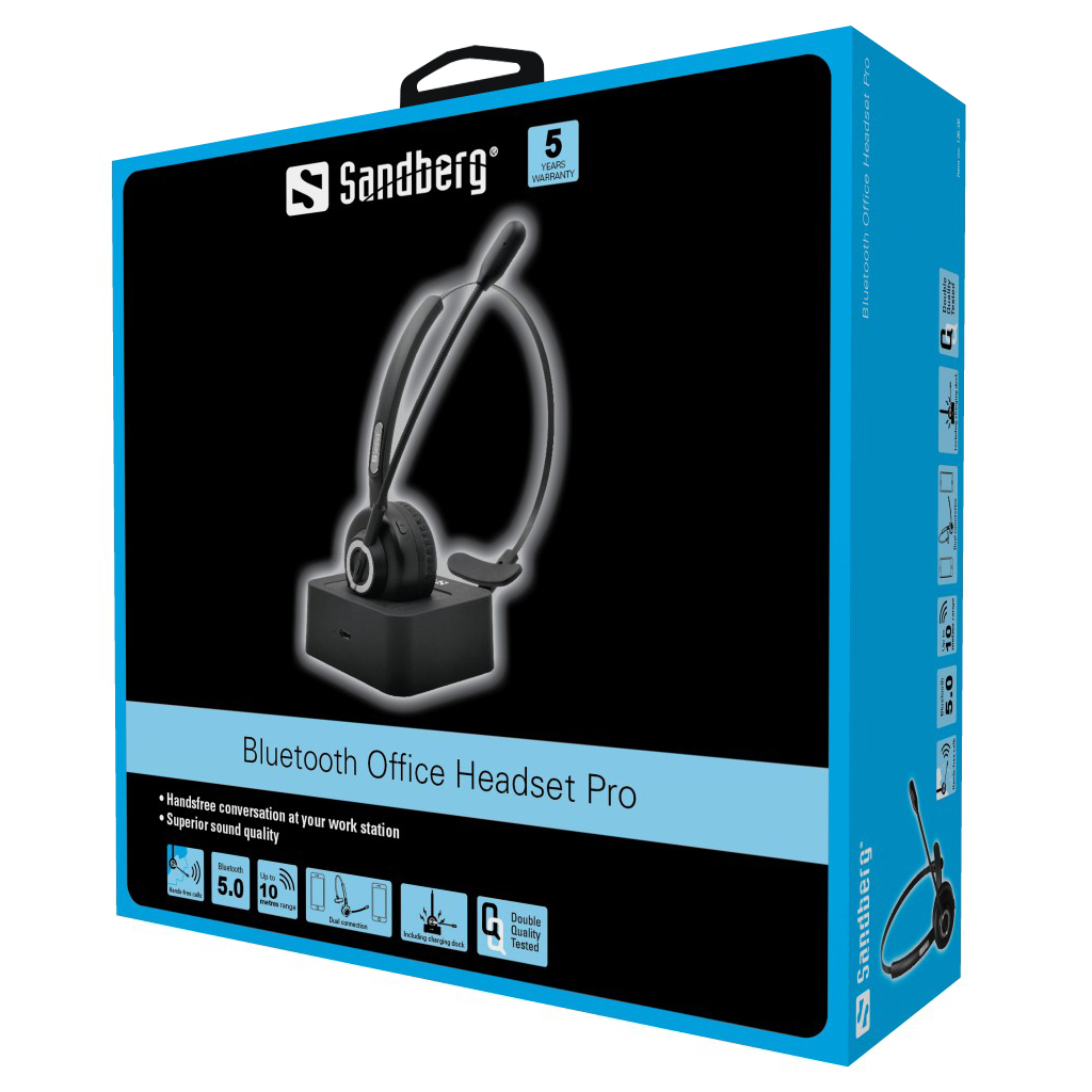 Sandberg Headset BT 5.0 Office Pro 