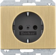 Steckdose Schuko K.5 MS brün. MAN0104017 
