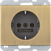 Steckdose Schuko K.5 MS brüniert MAN0104117 
