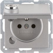 Steckdose m. Erdstift Q.1,alu,ma,la 6768116084 