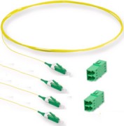 Pigtail + Kupplung SET LCAPC 4/2Duplex BAT-PSY-22RT 