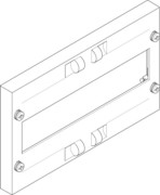 Abdeckplatte 250x150mm 1FB/1RE FAO11N 