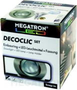 Megatron LED-Einbauspot Set 2800K dim eb MT75404 