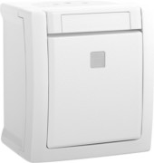 Panasonic Taster beleuchtet FR-Aufputz weiß 90591114-DE 