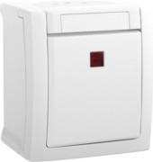 Panasonic Kontroll-/Ausschalter 2-polig FR-AP weiß 90591128-DE 