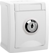 Panasonic Steckdose abschließbar Nr.3 FR-AP ws 90591143-DE 