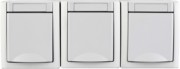 Panasonic Steckdose 3-fach waager. FR-AP weiß 90591599-DE 