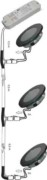 Scharnberger+Hasenbein LED-Einbaustrahler-Set wei ß mit 2 St. Power-LE 53821 