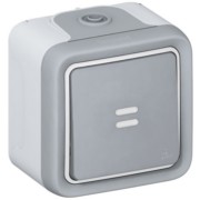 Taster 1p. gr Schließer AP, 10A,250V, IP55 Legrand 069724 
