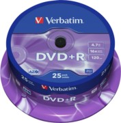 Verbatim DVD+R Cakebox 25 Discs 43500 (VE25) 