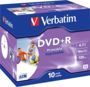 Verbatim DVD+R Jewelcase 10 Discs 43508 (VE10) 