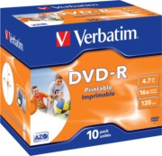 Verbatim DVD-R Jewelcase 10 Discs 43521 (VE10) 