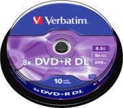 Verbatim DVD+R DL Cakebox 10 Discs 43666 (VE10) 