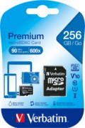 Verbatim microSDXC Card 256GB Class 10, U1,Premium 44087 