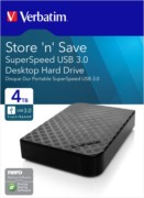 Verbatim Festplatte 4TB USB3.0 Extern,8,89cm(3,5Z) 47685 