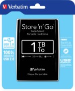 Verbatim Festplatte 1TB USB3.0 Extern,6,35cm(2,5Z) 53023 