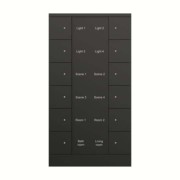 12f. Bedienelement schwarz, matt SB/U12.0.1-885 
