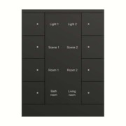 8f. Bedienelement schwarz, matt SB/U8.0.1-885 