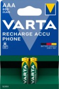 Recharge Accu Phone AAA 1,2V/800mAh/NiMH 58398 Bli.2 