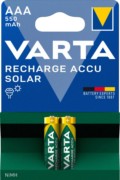 Recharge Accu Solar AAA 1,2V/550mAh/NiMH 56733 Bli.2 