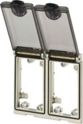 Frontplattenschnittstelle 2fach transp. MSDD 4000-68223-0000000 