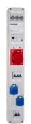 Mersen Steckdosen-Systemleiste 185mm 1x380V+2x230V 1.002.763 